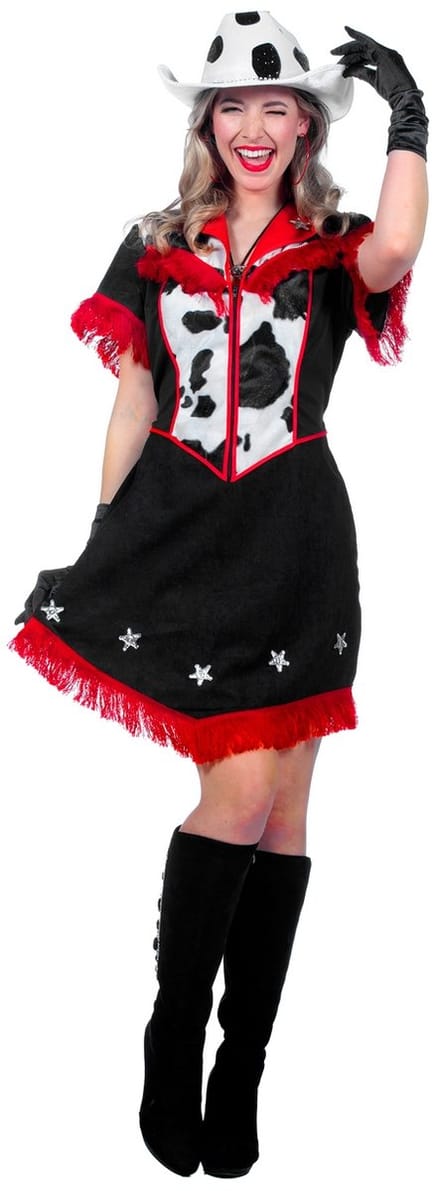 Western Jurk Cowgirl Dames Premium - Maat 44
