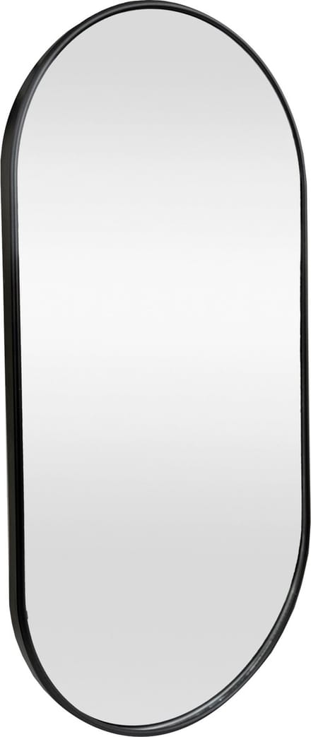 Spiegel Picciano hangend 40x80 cm zwart mat