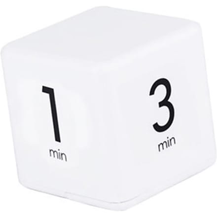 Draagbare Kubus Timer Digitale Keukentimer Aftelalarm 15 20 30 60 Minuten Flip Timer met Digitaal Display Tijd 1-3-5-10 wit