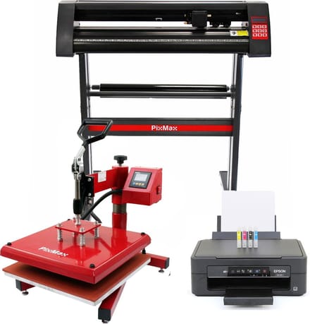 Voordeelbundel - zwart - 38cm - incl hittepers snijder & printer