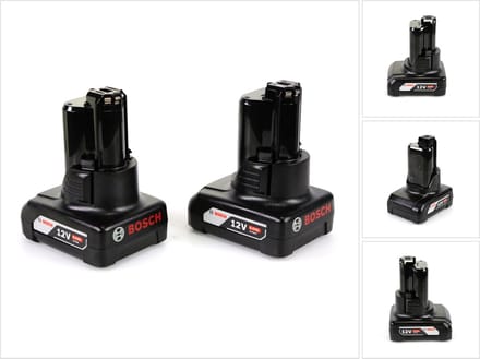 Bosch accuset 12 V met 2x 6,0 Ah accu ( 1600A00X7M )