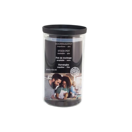 Svenska Living Voorraadpot/ weckpot - stapelbaar - Glas - 10 x 17,5 cm