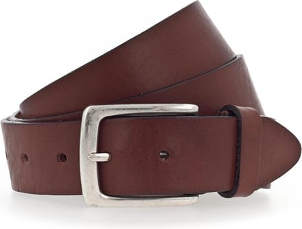 b.belt Leren riem Ben Belt W100 Mid Brown bruine