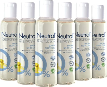 6x Neutral Baby Huidolie 150 ml