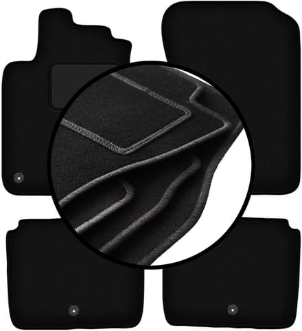 Complete set veloursmatten voor: Renault Latitude sedan (2010-2015)