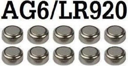 SR920SW Horloge Batterijen - AG6 - Alkaline - 10 Stuks