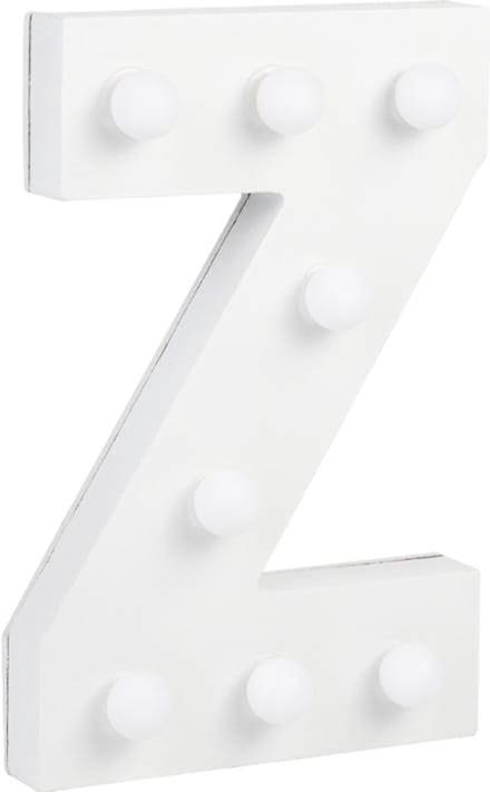 Verlichting | LED Letter | Letter Z | Afmeting: 16x11cm