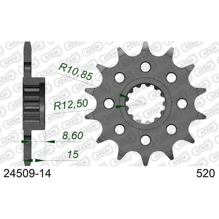 Tandwiel Afam 520