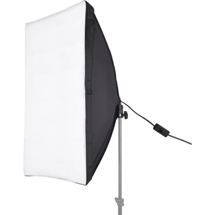 Softbox de photographie de Studio 50*70 cm avec sac de transport à prise E27 pour produit de Portrait en direct US Plug black