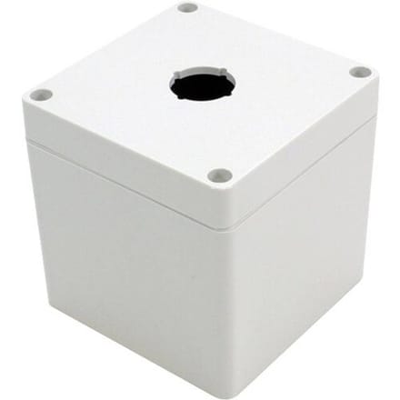 Hammond Electronics 1554MPB1A Universele behuizing 90 x 90 x 90 Polycarbonaat Grijs 1 stuk(s)