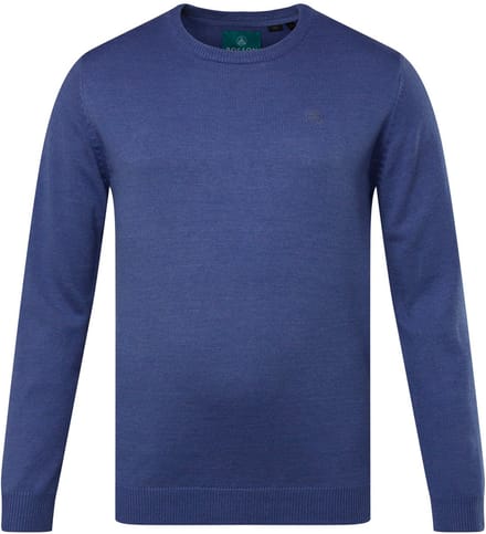 Boston Park - Heren - Trui - Middenblauw - Maat 68+