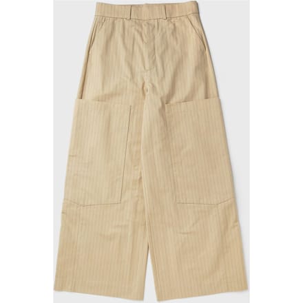 Natural Suiting Stripe Baggy Cargo