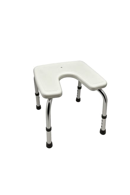 Sundo Douchekruk met - Hygiëne-uitsparing - Wit/Silber