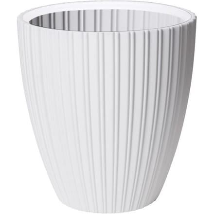 GARDEN ID – Fancy witte plantenbak – 40x42 cm – 36 L