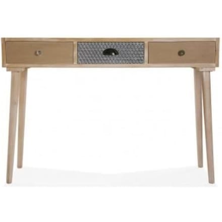 Console en bois 3 tiroirs KAULANA