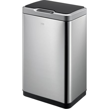 EKO - Mirage Sensor Bin 30 liter - Stainless steel Plastic - mat RVS, zwart - Prullenbak