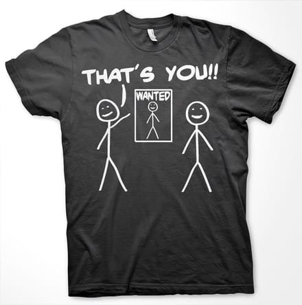 Hybris That's You Wanted T-shirt Zwart