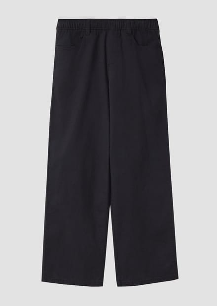 s.Oliver - male - Baggy pull-on / Relaxed Fit / Halfhoog / Wijde pijpen