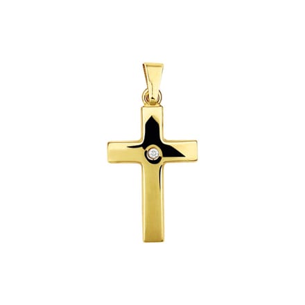 Hanger Kruis Diamant 0.01ct H P1