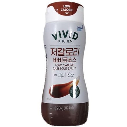 Vivid Kitchen Caloriearme BBQ Saus 320g One thing gray