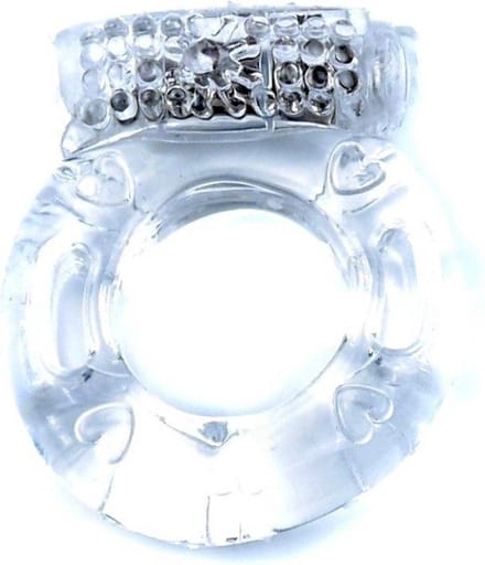 Penis Ring - CockRing - Met Vibratie - Clear