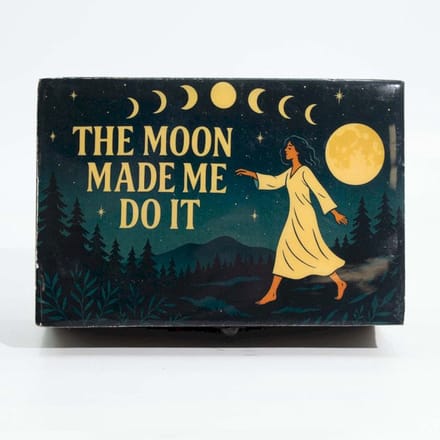 Middelgrote Geëmailleerde Doos – The Moon Made Me Do It