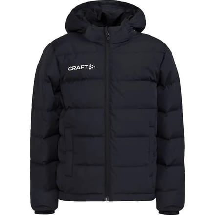 Craft Evolve Down Donsjas Met Kap Kinderen - Zwart | Maat: 146/152