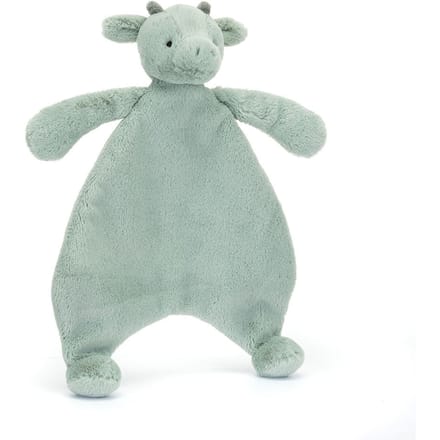 Jellycat knuffeldoekje bashful dragon