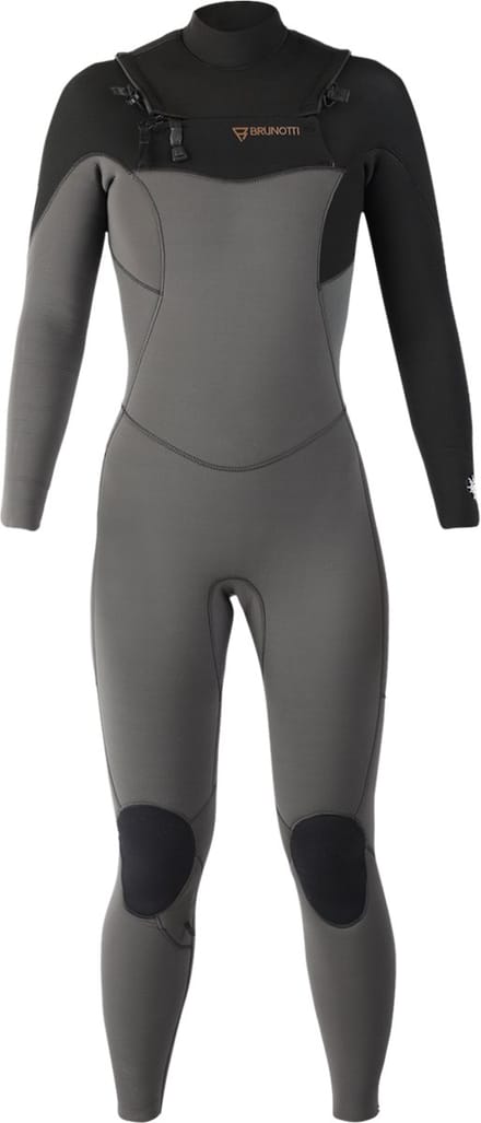 Brunotti - Glow Wetsuit Dames - Fullsuit 5/4mm - Grijs - XL
