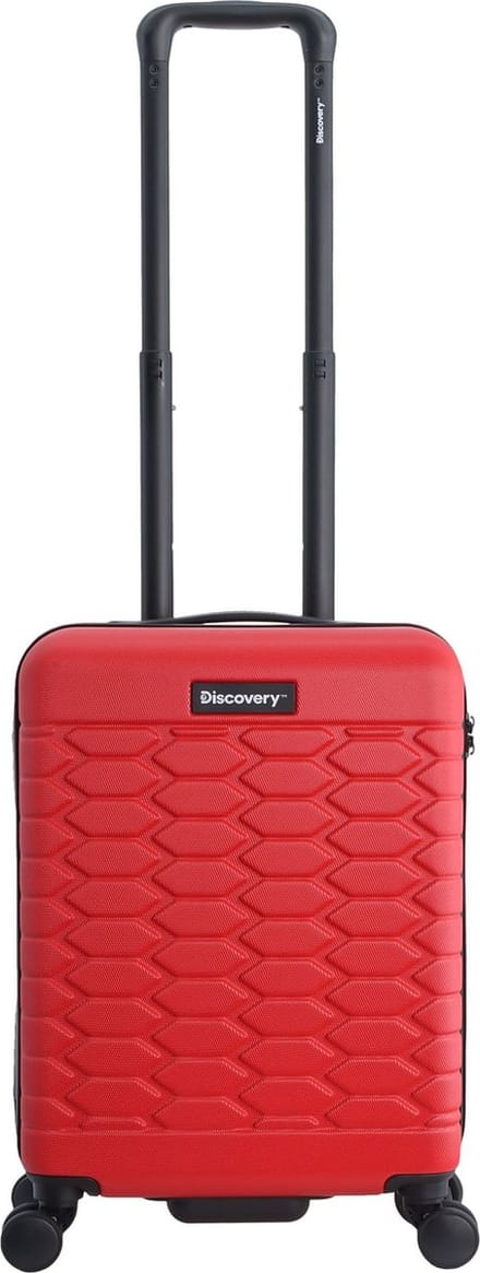 Discovery harde Handbagage Koffer / Reiskoffer - Reptile - 54.5 cm (S) - Rood - Rood / Small