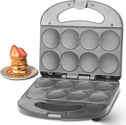 Mini Pannenkoekenmachine voor Kleine Pannenkoeken - Ideaal voor Ontbijt en Snacks