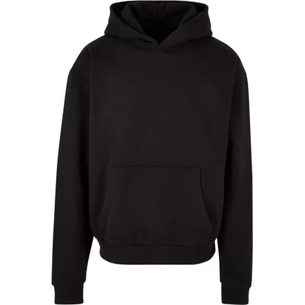 Build Your Brand - Ultra Heavy Oversized Hoodie - Black maat S
