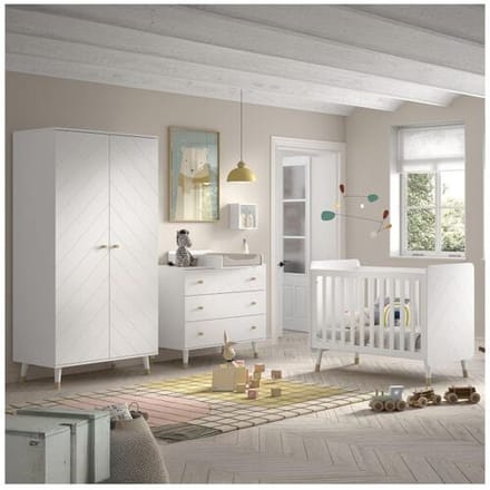 Jaxx 3-delige babykamer Billy White unisex