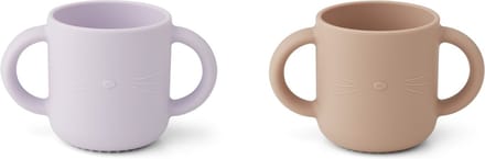 Drinkbekers Gene cup Cat light lavender rose - Liewood