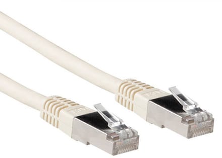 ACT Ivoor 2 meter LSZH SFTP CAT6A patchkabel met RJ45 connectoren IB3602