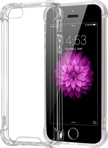 Hoesje geschikt voor iPhone 5 / 5s / SE - Backcover Transparant - Shockproof