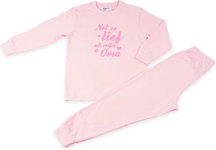 Fun2Wear - Pyjama Lief Als Oma - Roze - Maat 92 - Meisjes