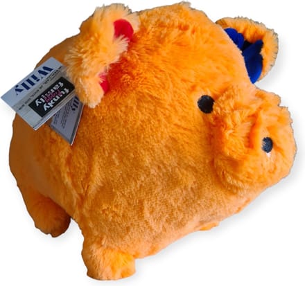 Pluche Knuffel Varken Oranje 35cm.