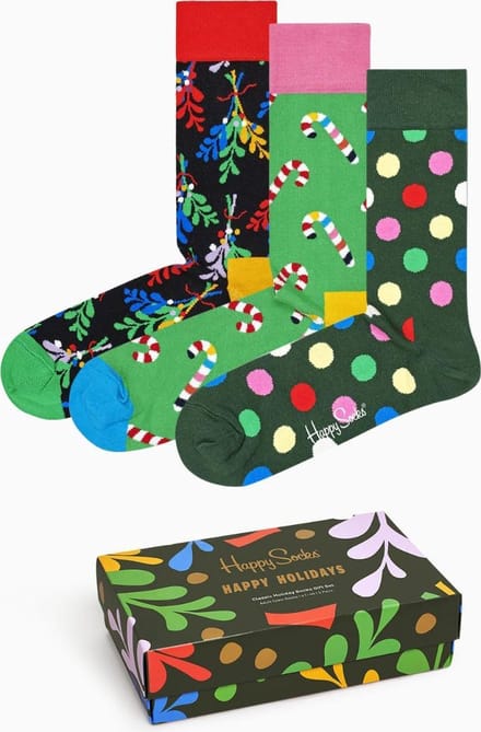 Happy Socks Giftbox - 3-Pack Holiday