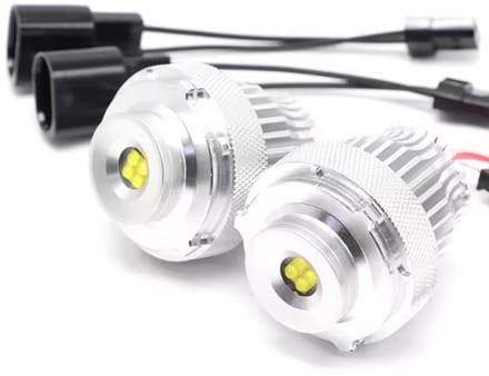 TLVX H8 Brede Cree LED Angel Eyes Canbus 2 stuks - geschikt voor BMW E39 - E53 - E60 - E61 - E63 - E64 - E65 - E66 - E87 - 525i - 530i - 545i