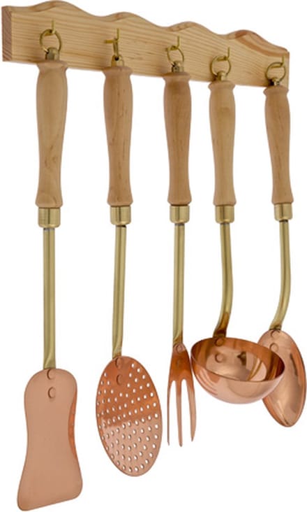 Keukenset - Met houten houder