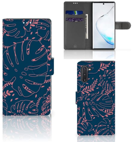 Book Case voor Samsung Galaxy Note 10 Hoesje Palm Leaves