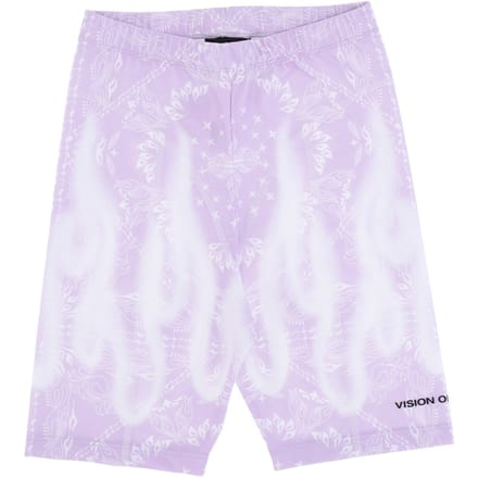 Damesfietsbroek Bandana Print Legging Lila