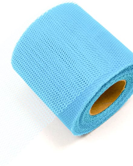 HOBI - Turquoise tule rol 20 meter, breedte 8 cm