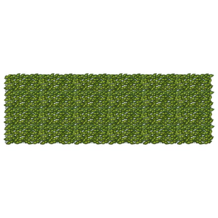 vidaXL - Balkonscherm - met - bladeren - Groen - en - Geel - 300 - x - 100 - cm