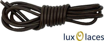 Leren veters | echte lederen schoenveters | bruin 95 cm | rond | 2,5mm