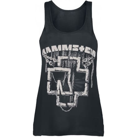Rammstein Top - In Ketten - S - voor Vrouwen - zwart