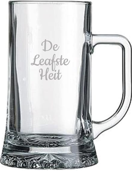 Gegraveerde bierpul 50cl De Leafste Heit