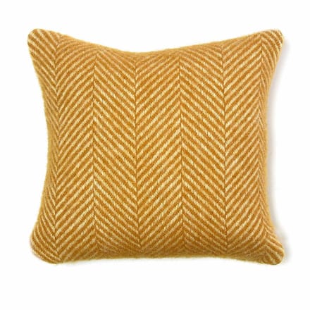 WOOOL Kussen - ALASKA (Mustard) - 50x50cm - 100% Wol