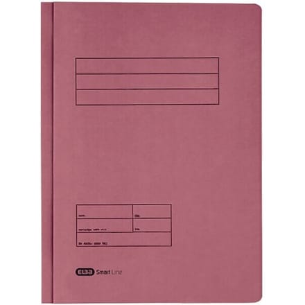 ELBA dubbele nietmachine, DIN A4, manilla karton - 320 g/qm, rood